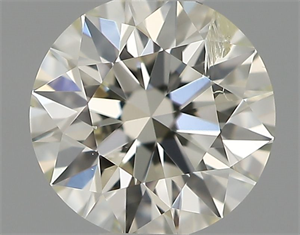 Picture of Natural Diamond 0.40 Carats, Round with Excellent Cut, I Color, SI2 Clarity and Certified by IGI