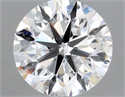 Natural Diamond 0.40 Carats, Round with Very Good Cut, I Color, VVS1 Clarity and Certified by GIA