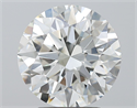 Natural Diamond 3.11 Carats, Round with Excellent Cut, I Color, VS1 Clarity and Certified by GIA