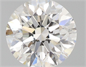 Natural Diamond 0.44 Carats, Round with Excellent Cut, F Color, VS2 Clarity and Certified by GIA