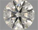 Natural Diamond 0.50 Carats, Round with Excellent Cut, J Color, SI2 Clarity and Certified by IGI