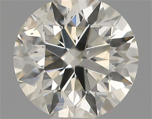 Picture of Natural Diamond 0.50 Carats, Round with Excellent Cut, J Color, SI2 Clarity and Certified by IGI