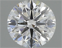 Natural Diamond 0.41 Carats, Round with Excellent Cut, F Color, SI2 Clarity and Certified by GIA