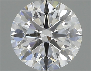 Picture of Natural Diamond 0.41 Carats, Round with Excellent Cut, F Color, SI2 Clarity and Certified by GIA