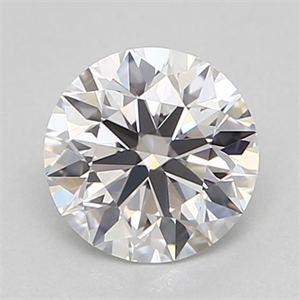 Picture of Natural Diamond 0.40 Carats, Round with Excellent Cut, D Color, VVS2 Clarity and Certified by GIA