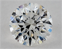 Natural Diamond 3.33 Carats, Round with Very Good Cut, G Color, SI2 Clarity and Certified by GIA