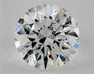 Picture of Natural Diamond 3.33 Carats, Round with Very Good Cut, G Color, SI2 Clarity and Certified by GIA