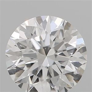 Picture of Natural Diamond 0.40 Carats, Round with Excellent Cut, E Color, VS2 Clarity and Certified by GIA