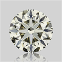 Natural Diamond 0.51 Carats, Round with Very Good Cut, J Color, VVS1 Clarity and Certified by GIA