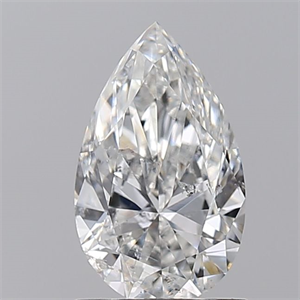 Picture of Natural Diamond 1.19 Carats, Pear with  Cut, F Color, SI2 Clarity and Certified by IGI