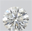 Natural Diamond 0.40 Carats, Round with Excellent Cut, H Color, SI1 Clarity and Certified by GIA