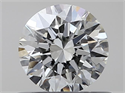 Natural Diamond 0.50 Carats, Round with Excellent Cut, J Color, SI1 Clarity and Certified by GIA