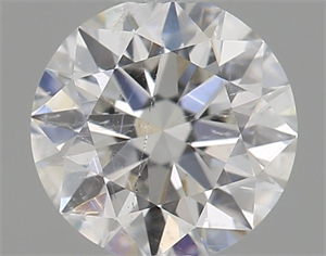 Picture of Natural Diamond 0.44 Carats, Round with Excellent Cut, F Color, I1 Clarity and Certified by GIA