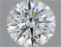 Natural Diamond 0.44 Carats, Round with Excellent Cut, I Color, SI1 Clarity and Certified by GIA