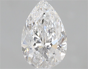 Picture of Natural Diamond 0.70 Carats, Pear with  Cut, D Color, VVS1 Clarity and Certified by GIA