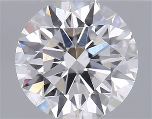 Picture of Natural Diamond 0.45 Carats, Round with Excellent Cut, H Color, VS2 Clarity and Certified by GIA