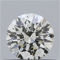 Natural Diamond 0.40 Carats, Round with Excellent Cut, I Color, SI2 Clarity and Certified by IGI