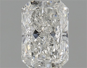 Picture of Natural Diamond 0.53 Carats, Radiant with  Cut, G Color, SI2 Clarity and Certified by IGI