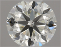 Natural Diamond 0.40 Carats, Round with Very Good Cut, J Color, VS2 Clarity and Certified by GIA