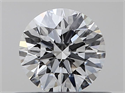 Natural Diamond 0.40 Carats, Round with Excellent Cut, G Color, VS2 Clarity and Certified by GIA