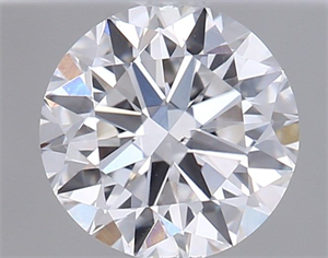 Picture of Natural Diamond 0.40 Carats, Round with Very Good Cut, D Color, VS2 Clarity and Certified by GIA