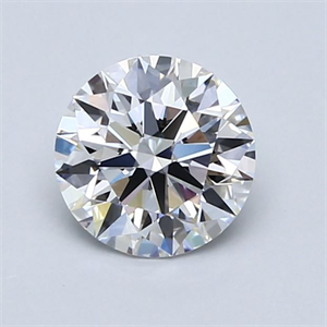 Picture of Natural Diamond 0.91 Carats, Round with Excellent Cut, D Color, VVS2 Clarity and Certified by GIA