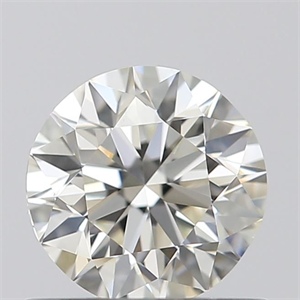 Picture of Natural Diamond 0.60 Carats, Round with Excellent Cut, J Color, VVS2 Clarity and Certified by GIA