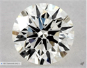 Natural Diamond 0.52 Carats, Round with Excellent Cut, K Color, VVS1 Clarity and Certified by GIA