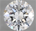 Natural Diamond 3.00 Carats, Round with Excellent Cut, D Color, VS2 Clarity and Certified by GIA