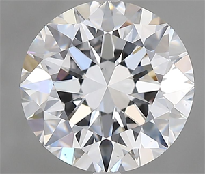 Picture of Natural Diamond 3.00 Carats, Round with Excellent Cut, D Color, VS2 Clarity and Certified by GIA