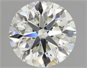 Natural Diamond 1.95 Carats, Round with Excellent Cut, I Color, VVS2 Clarity and Certified by IGI