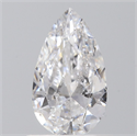 Natural Diamond 0.70 Carats, Pear with  Cut, D Color, SI1 Clarity and Certified by GIA