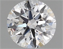 Natural Diamond 0.40 Carats, Round with Excellent Cut, D Color, SI1 Clarity and Certified by GIA