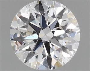 Picture of Natural Diamond 0.40 Carats, Round with Excellent Cut, D Color, SI1 Clarity and Certified by GIA