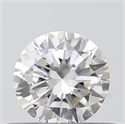 Natural Diamond 0.40 Carats, Round with Very Good Cut, G Color, SI1 Clarity and Certified by GIA