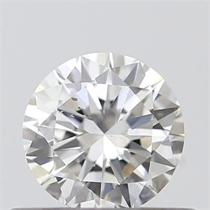 Picture of Natural Diamond 0.40 Carats, Round with Very Good Cut, G Color, SI1 Clarity and Certified by GIA