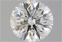 Natural Diamond 3.01 Carats, Round with Excellent Cut, H Color, VS1 Clarity and Certified by GIA