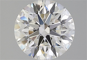 Picture of Natural Diamond 3.01 Carats, Round with Excellent Cut, H Color, VS1 Clarity and Certified by GIA