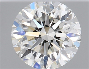 Picture of Natural Diamond 0.40 Carats, Round with Very Good Cut, I Color, VS1 Clarity and Certified by GIA