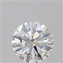 Natural Diamond 2.02 Carats, Round with Excellent Cut, D Color, VVS1 Clarity and Certified by GIA