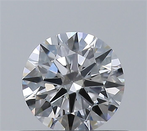 Picture of Natural Diamond 0.41 Carats, Round with Excellent Cut, E Color, SI2 Clarity and Certified by GIA