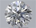 Natural Diamond 2.01 Carats, Round with Excellent Cut, F Color, VS1 Clarity and Certified by GIA