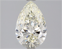 Natural Diamond 1.50 Carats, Pear with  Cut, K Color, SI1 Clarity and Certified by GIA