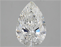 Natural Diamond 2.20 Carats, Pear with  Cut, F Color, SI1 Clarity and Certified by GIA