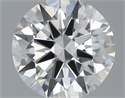 Natural Diamond 0.40 Carats, Round with Excellent Cut, E Color, VVS1 Clarity and Certified by GIA