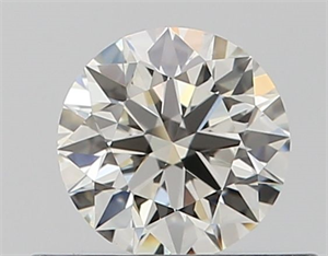 Picture of Natural Diamond 0.40 Carats, Round with Excellent Cut, I Color, VS2 Clarity and Certified by GIA