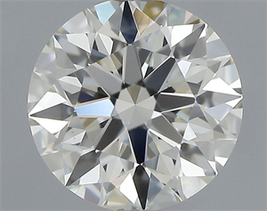 Picture of Natural Diamond 0.60 Carats, Round with Excellent Cut, K Color, VS1 Clarity and Certified by GIA