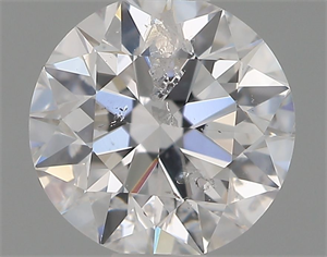 Picture of Natural Diamond 0.50 Carats, Round with Excellent Cut, D Color, I1 Clarity and Certified by IGI