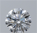 Natural Diamond 0.40 Carats, Round with Excellent Cut, E Color, SI1 Clarity and Certified by GIA