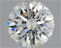 Natural Diamond 2.10 Carats, Round with Excellent Cut, K Color, VS1 Clarity and Certified by GIA